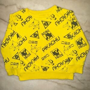Pokemon Pikachu Yellow Kids Hoodie
